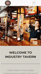 Mobile Screenshot of industrytavern.com